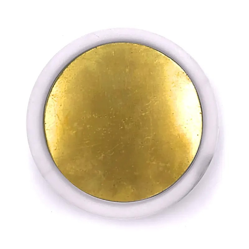 mini centrotavola in marmo e ottone