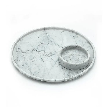 Centrotavola "Quel che c'è" in Marmo di Carrara